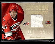 2005-06 Ultra #RU-NN Niklas Nordgren Rookie Uniformity Jerseys