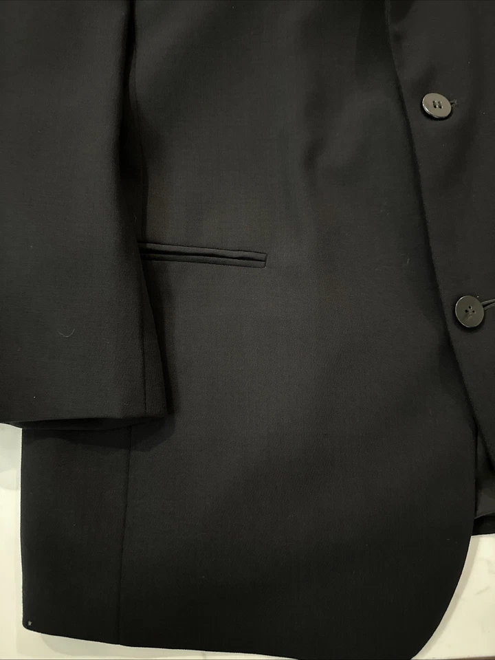 Blazer Chaqueta Deportiva De Colección Donna Karan Para Hombre Talla 42 Negro Lana Hecho en Italia Foto 2 de 4