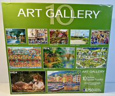 Jigsaw Puzzle Set of 11 Puzzles Sealed and Complete 12A 