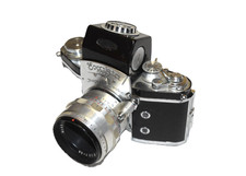 EXAKTA VX11a w/JENA 1:2, 50mm Lens  Lt Mtr working - Read Description