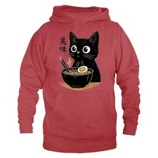 Cat Ramen Noodle Japanese Anime Manga Kawaii Cat Funny Humorous Hoodie