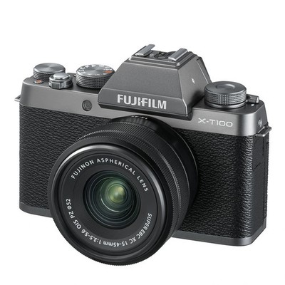 Fujifilm X-T100 24.2MP Mirrorless Digital Camera with Fujilfilm 15-45mm Lens