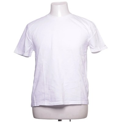 Zara, T-shirt, Größe: L, Weiß, Baumwolle, Einfarbig, Herren #etq