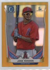 2014 Bowman Chrome Prospects Gold Refractor 12/50 Jose Rondon #BCP15 1ek2