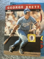 3D 1985 TOPPS 3D BASEBALL STARS #4 GEORGE BRETT
