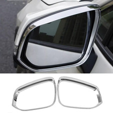 For Toyota Rav4 2013-2018 Chrome Abs Rearview Mirror Rain Eyebrow Cover Trim