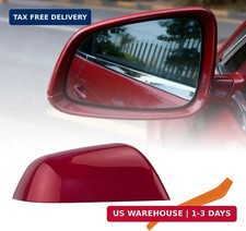 Red Right Mirror Cover Compatible with Tesla Model 3 2017-2025