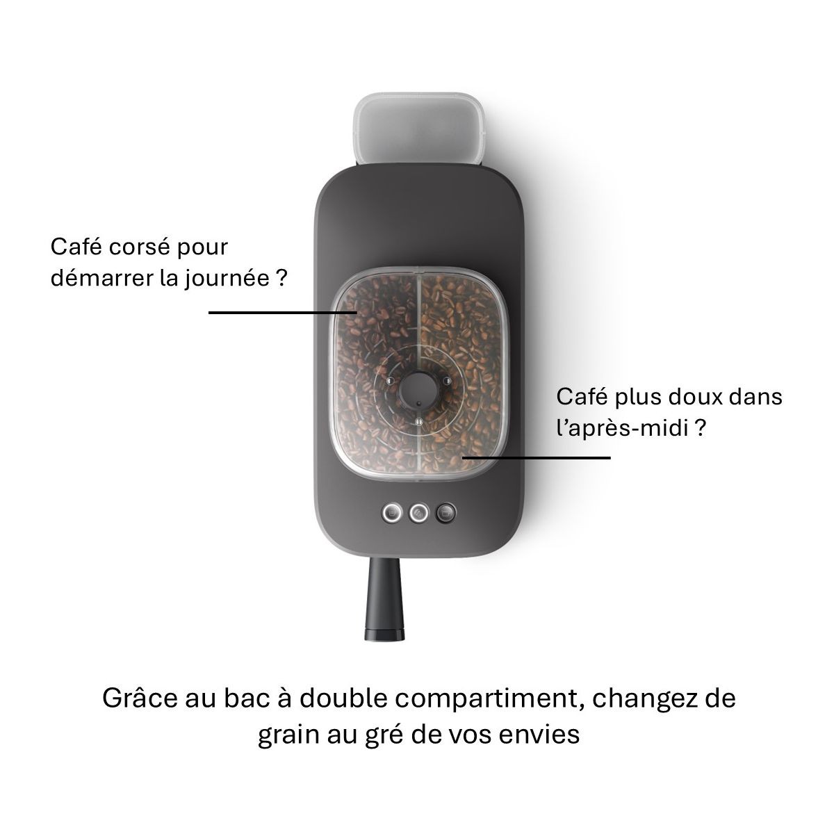 Machine à expresso PHILIPS BAR320/60 pression 16 bars et double bac à grains - 3
