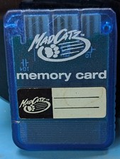 Mad Catz Memory Card Transparent Blue PlayStation