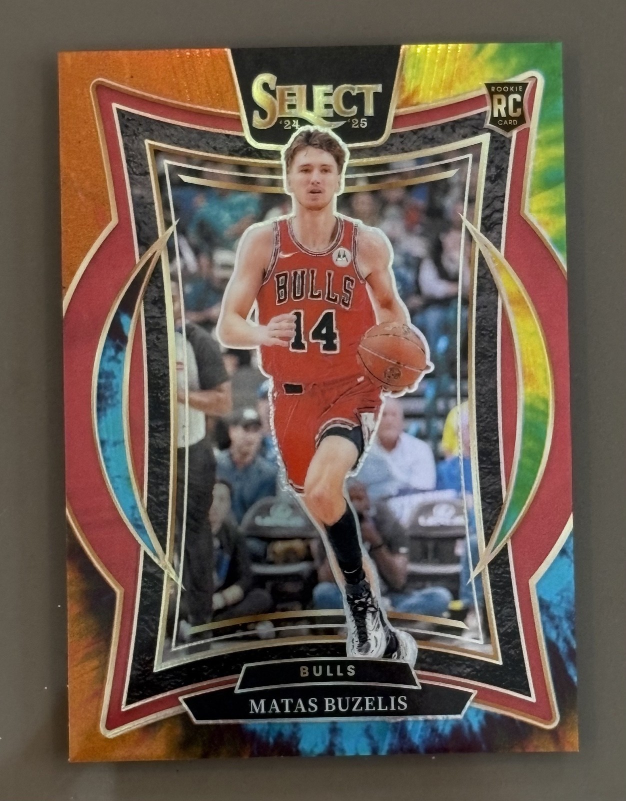 2024-24 Select Concourse Tie Dye /25 Matas Buzelis 70 RC Rookie Bulls