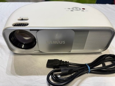 WiMiUS S4 Projector 450 ANSI Bluetooth Native 1080P Full HD Portable Tested