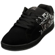 Image of DC Shoes Gaveler Mens Skate Trainers in Black Grey