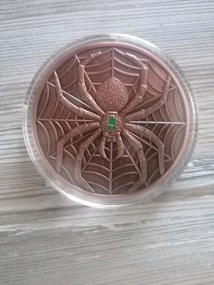 Spider 5 oz Glow in the Dark Copper Round (New in Capsule)