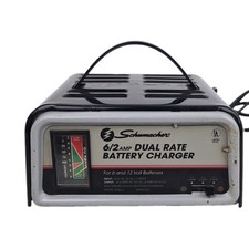 Schumacher 62 Amp Dual Rate 612 Volt Mo.se-82-6 Battery Charger-works Schumacher 62 Amp Dual Rate 612 Volt Mo.se-82-6 Battery Charger-works
