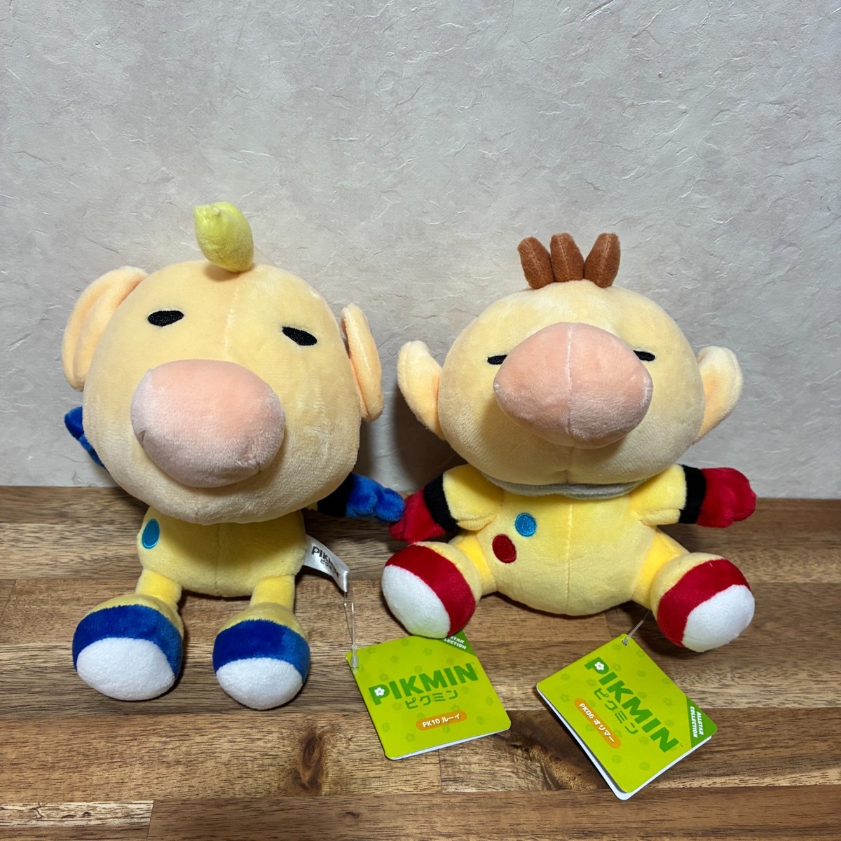 Sanei Pikmin Olimer Louie Plush Doll Toy Set of 2 ALL STAR