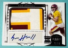 2022 Leaf Trinity #PA-SH1 Sam Howell Patch Silver Auto - Ex.  Condition #/99