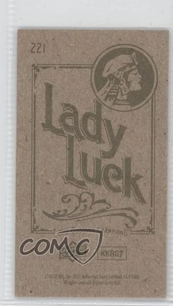 2012 Goodwin Champions Minis Green Lady Luck Back Wilin Rosario #221 Rookie RC - Image 2 of 2