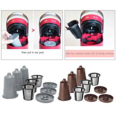 3x Reusable K Tassen Kaffee Filter Kompatibel für Keurig Kaffee Zubehör