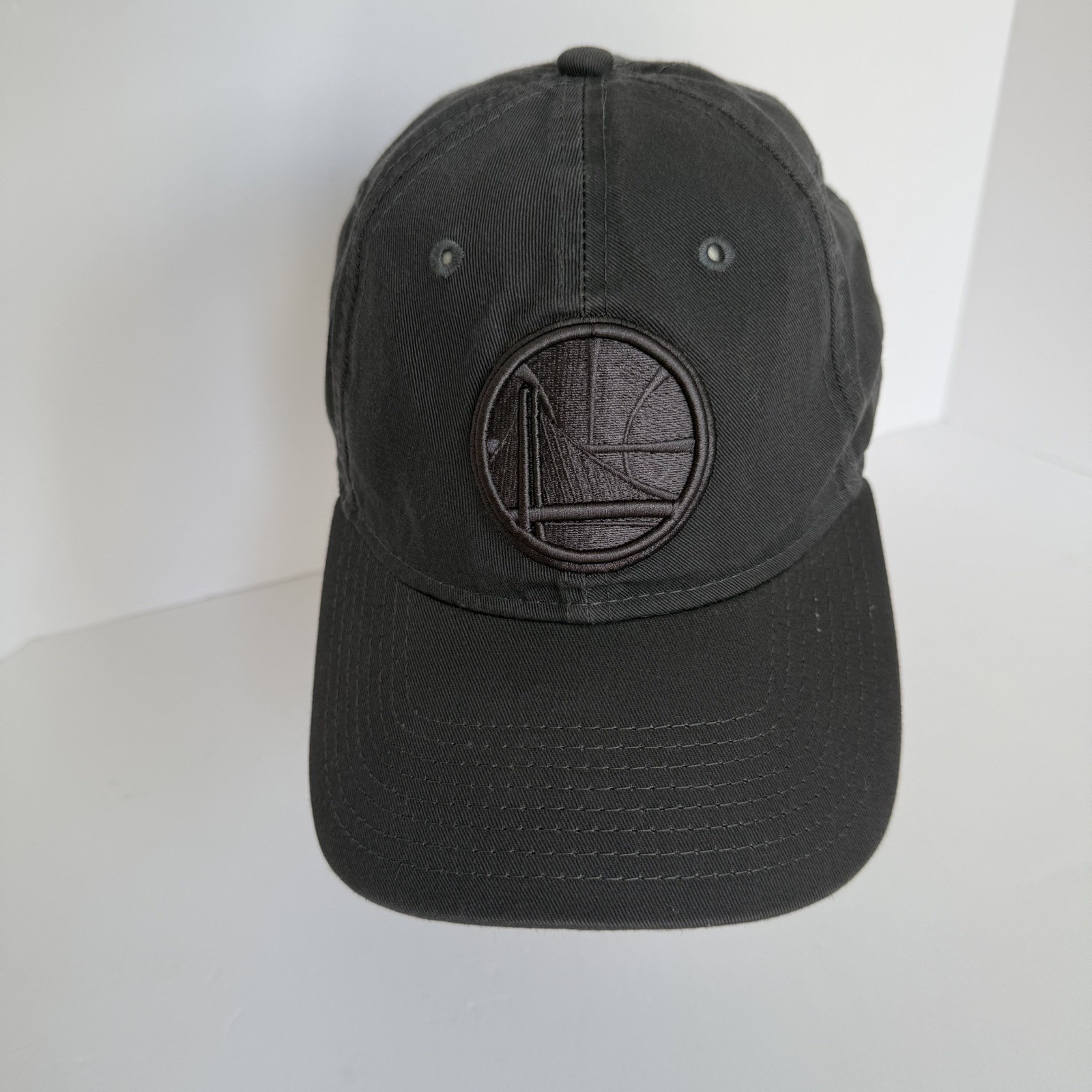 Golden State Warriors New Era Hat Womens Black on Black 9Fif