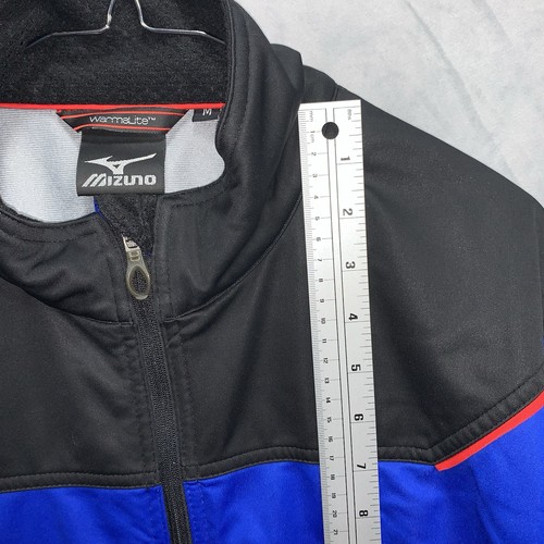 Mizuno Warmalite Tri-Lite Golf Jacket Color Blue Full Zipper Men's Size Medium - Picture 6 of 13