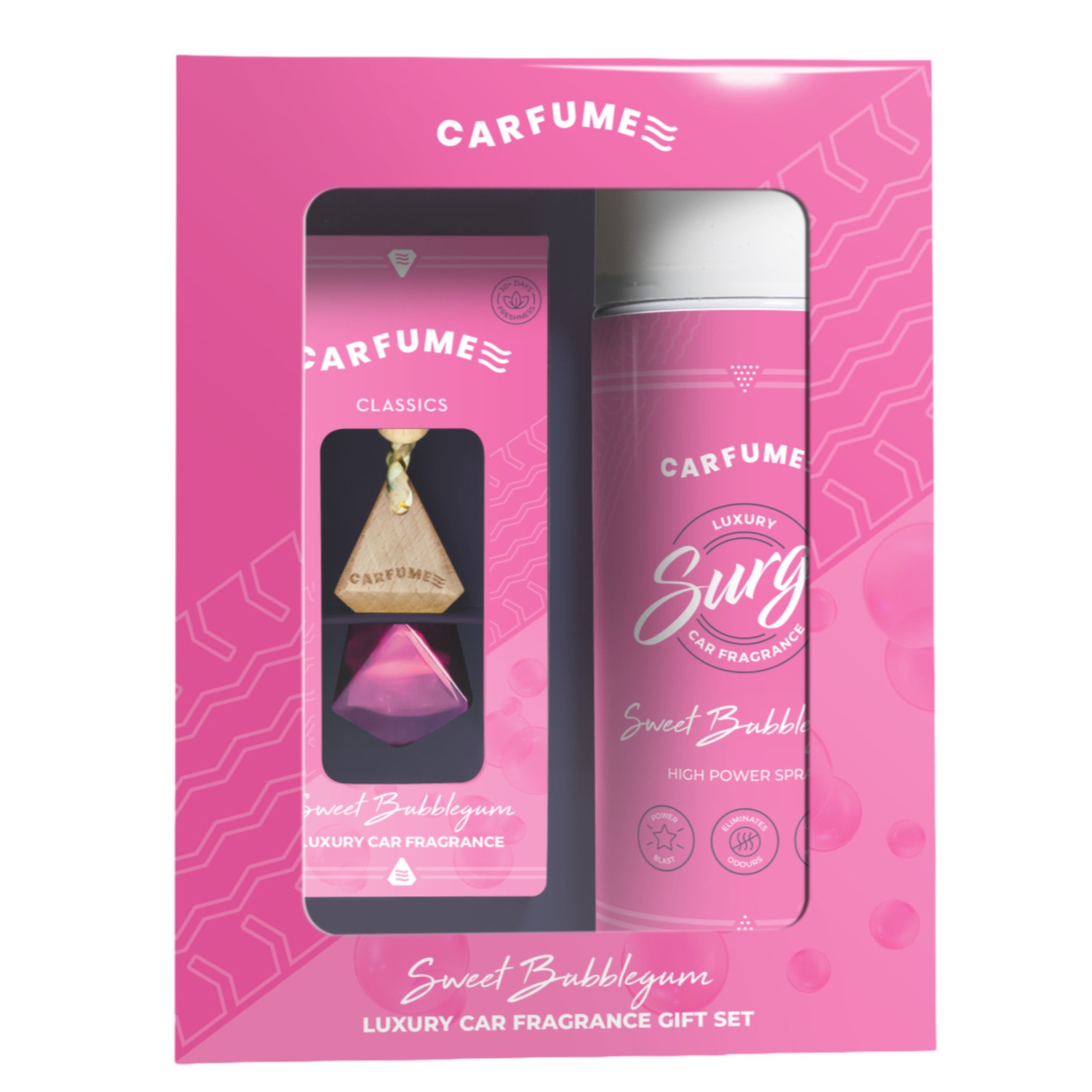 Carfume Luxury Car Air Freshener Gift Set - Sweet Bubblegum - Image 3