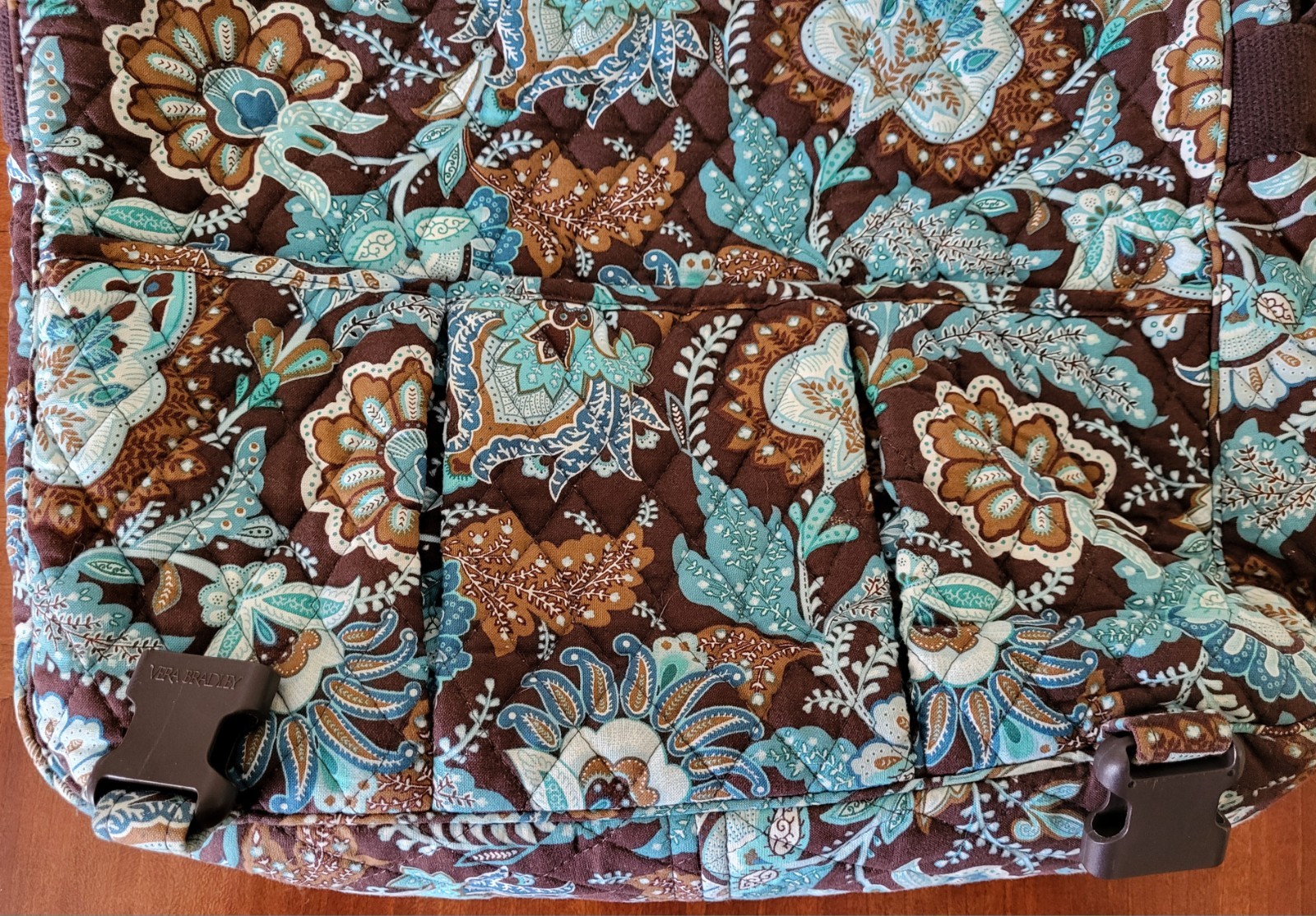 Vera Bradley Messenger Bag Java Blue (Retired Pri… - image 3