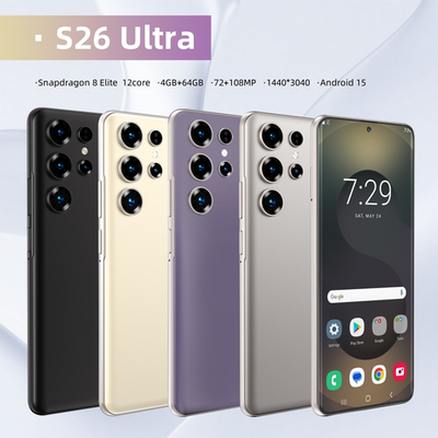 S26 Ultra Unlocked 5G Dual SIM Smartphone 7.3 Inch 4GB+64GB