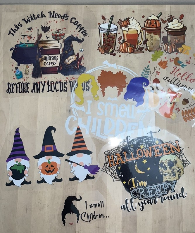BUNDLE: iron on and heat transfer images for the holiday seasons SEE PICS 😊￼￼