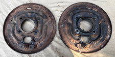 Ford Front Brake Backing Plates Pair 1965 - 1966 Ford Mustang 6 Cylinder Ford Front Brake Backing Plates Pair 1965 - 1966 Ford Mustang 6 Cylinder