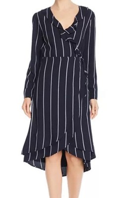 Rails Priya Ruffle Wrap Midi Dress Size S
