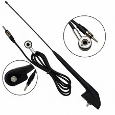 Antenna Stelo 18 cm Base Rettangolare 6 mm per Alfa Fiat Lancia Jeep - C40189
