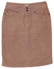 Cerruti 1881 Damen Cord Rock IT 40 Small W29 Rosa Baumwolle AC18