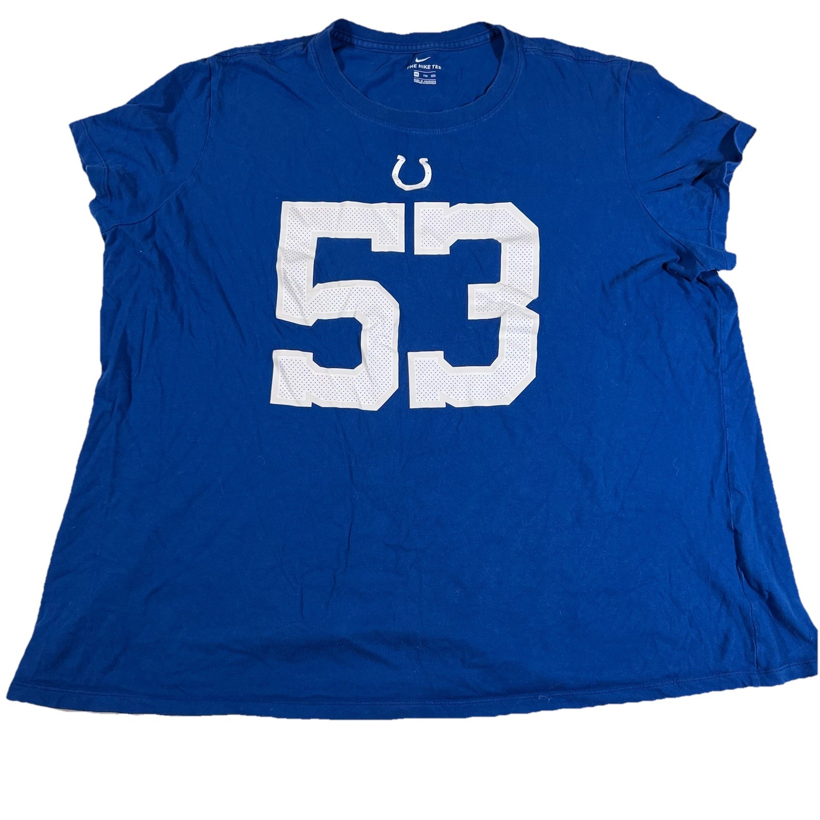 The Nike Tee Shaquille Leonard Indianapolis Colts #53 T-Shirt Women's XL