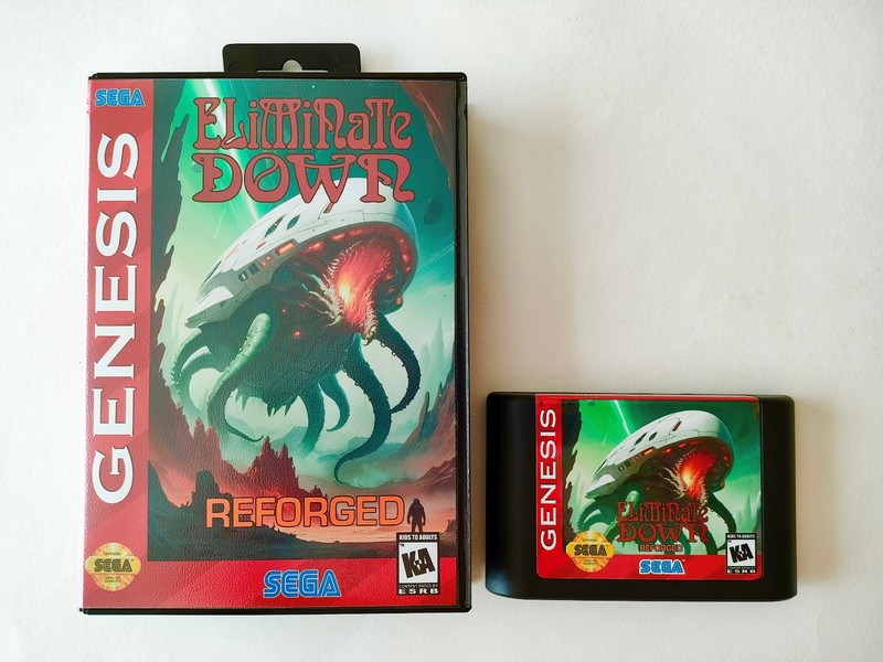 Eliminate Down Reforged for Sega Genesis/Mega Drive