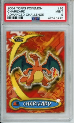PSA 9 - Pokemon 2004 TOPPS Charizard Advanced Challenge | eBay