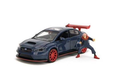 Jada 1:24 Jujutsu kaisen 2016 Subaru WRX STI & Yuji Itadori Figure