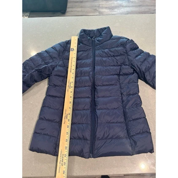 Chaqueta acolchada de viaje ligera Wantdo para mujer 80 % plumón azul talla sma Foto 2 de 4