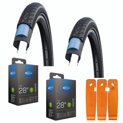 Schwalbe 2 x Reifen Drahtreifen MARATHON PLUS 28x1.50 Zoll 40-622 Reflex E-50...