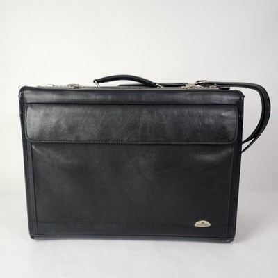 Samsonite Governor Aktentasche Leder schwarz Business Tasche