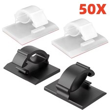 10PCS Cable Organizer Clips Wire Winder Holder Protector USB Cable Managem
