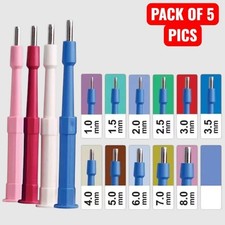 New Disposable Skin Biopsy Punch Sterile Biopsy Dermal Punch Individually 5 Pics