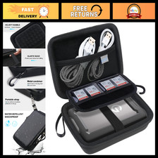 Rugged Hard Drive Carrying Case - Shockproof Portable Travel Bag for USB-C HDDs
