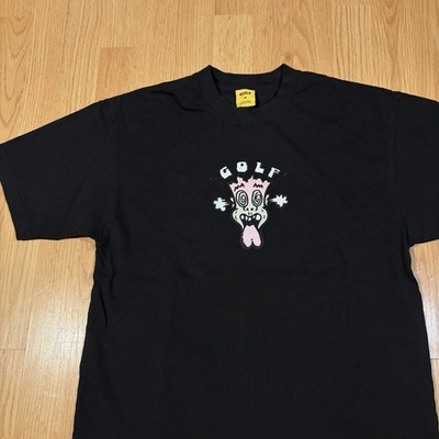 Golf Wang Sour Head Black Logo Shirt Size Medium Tyler The Creator Hip Hop Rap