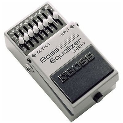 Effektgerät E-Bass Boss GEB-7 Bass Equalizer Bass Effekt Effektgerät Basseffekt 