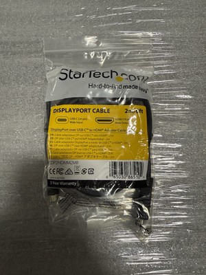StarTech DisplayPort over USB-C to HDMI Adapter Cable