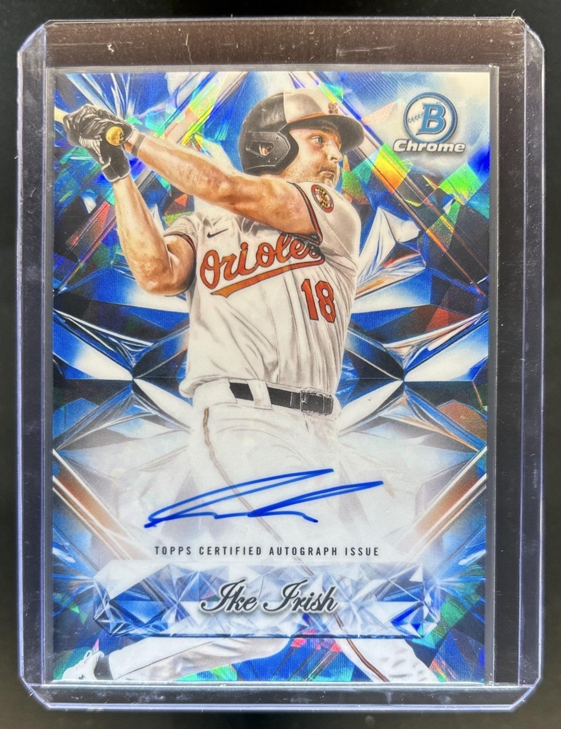 2025 Bowman Draft Sapphire Ike Irish Selections Auto #SSA-II Orioles