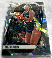 2024 Panini Prizm WNBA Basketball Kalani Brown Dallas Wings Cracked Ice Prizm