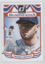 2014 Panini Donruss Diamond Kings Press Proof Silver /199 Freddie Freeman #7 0v7