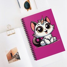 Caticorn Notebook Blank Journal