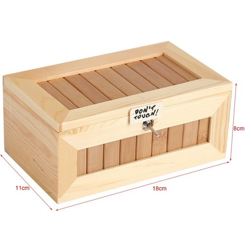 Useless Box Leave Me Alone Box Wooden Most Machine Don't Touch Toy Gift New - Picture 12 of 12